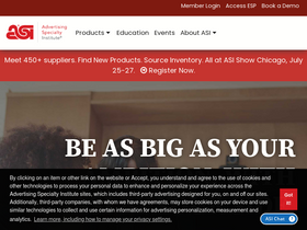 'asicentral.com' screenshot