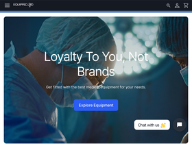 equippedmd.com homepage screenshot