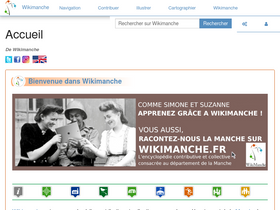 'wikimanche.fr' screenshot