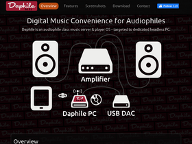 'daphile.com' screenshot