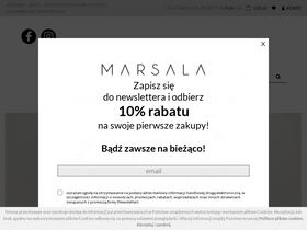 'marsala-butik.pl' screenshot