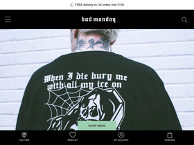 'badmonday.com' screenshot