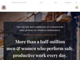 'carpenters.org' screenshot