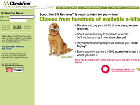 'mycheckfree.com' screenshot