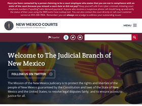 'nmcourts.gov' screenshot