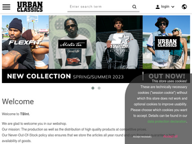 'urban-classics.net' screenshot