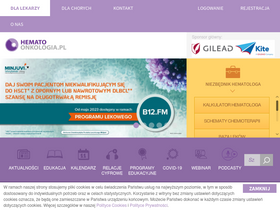 'hematoonkologia.pl' screenshot