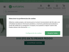 'naturitas.mx' screenshot