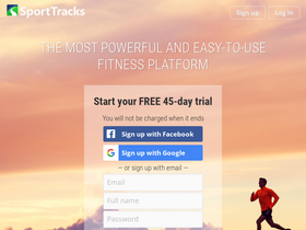 'sporttracks.mobi' screenshot