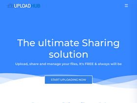 'uploadhub.to' screenshot