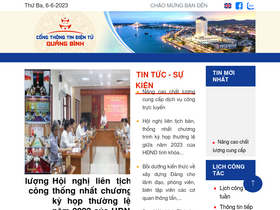 'skhcn.quangbinh.gov.vn' screenshot