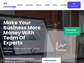 'adscoverage.net' screenshot