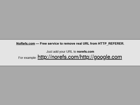'norefs.com' screenshot