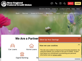'nefcu.com' screenshot