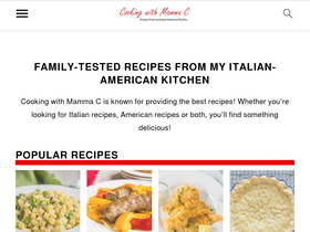 'cookingwithmammac.com' screenshot