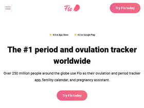 'flo.health' screenshot