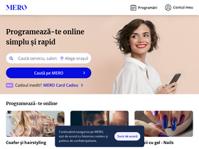 'mero.ro' screenshot