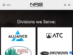 npsrvpower.com homepage screenshot
