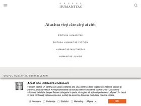'humanitas.ro' screenshot