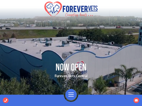 'forevervets.com' screenshot