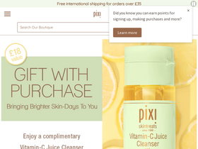'pixibeauty.co.uk' screenshot