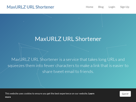 'maxurlz.com' screenshot