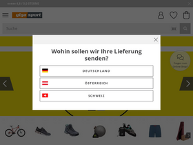 'gigasport.de' screenshot