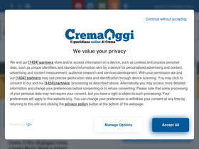 'cremaoggi.it' screenshot