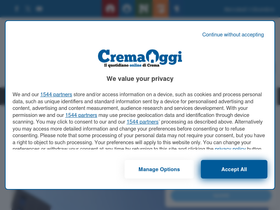 'cremaoggi.it' screenshot