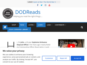 'dodreads.com' screenshot
