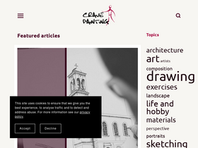 'cravepainting.com' screenshot