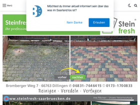 'blaulichtreport-saarland.de' screenshot