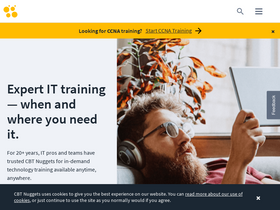 'cbtnuggets.com' screenshot