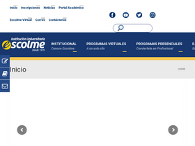 'escolme.edu.co' screenshot