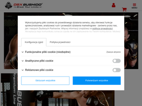 'bushido-sport.pl' screenshot
