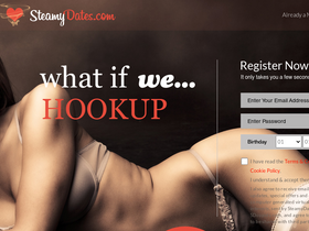 'steamydates.com' screenshot