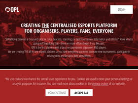 'opleague.pro' screenshot