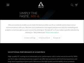 'arctic.de' screenshot