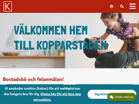 'kopparstaden.se' screenshot