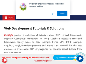 'pakainfo.com' screenshot