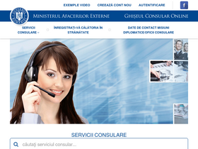 'econsulat.ro' screenshot