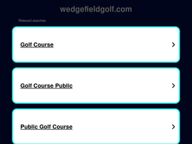 wedgefieldgolf.com