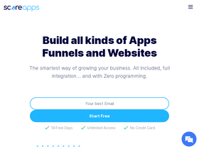 'scoreapps.com' screenshot