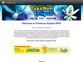 'eclipserpg.com' screenshot
