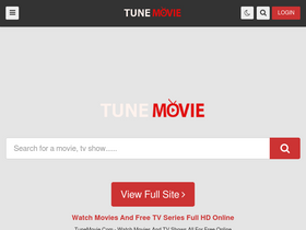'tunemovie.com' screenshot