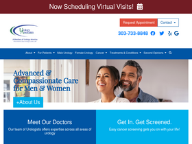 'denverurology.com' screenshot