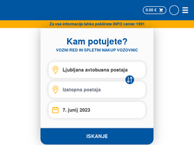 'ap-ljubljana.si' screenshot