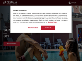 'pousadas.pt' screenshot