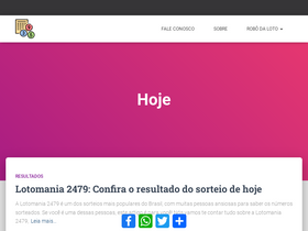 'numerosmegasena.com' screenshot