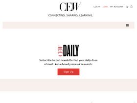 'cew.org' screenshot
